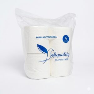 Toalla de Papel SoftQuality 100 Mts Prepicado 4x100 Mts