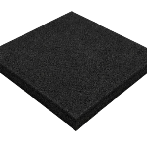 Piso Pastelón Caucho 24 mm x 50 cm x 50 cm Negro