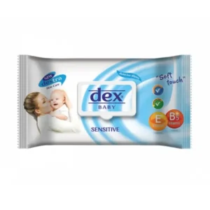 TOALLITAS HUMEDAS SENSITIVE AZUL 72U DEX