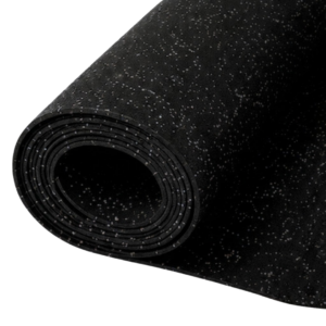 Piso Gimnasio Neg / Gris 8 mm x 1 M Ancho / Rollo 10 M