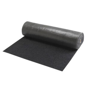 Alfombra Limpiapiés Reforzado PVC Tráfico Moderado Metro / Rollo Tipo Nomad Negro 9mm Espesor x 1,20m Ancho