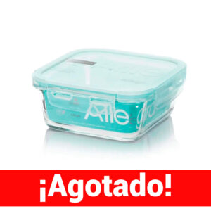 Contenedor Hermetico Vidrio Cuadrado 740Ml