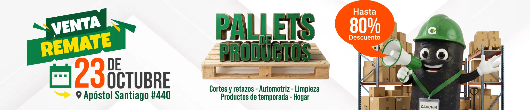 Venta de bodega - Hasta 80% de descuento